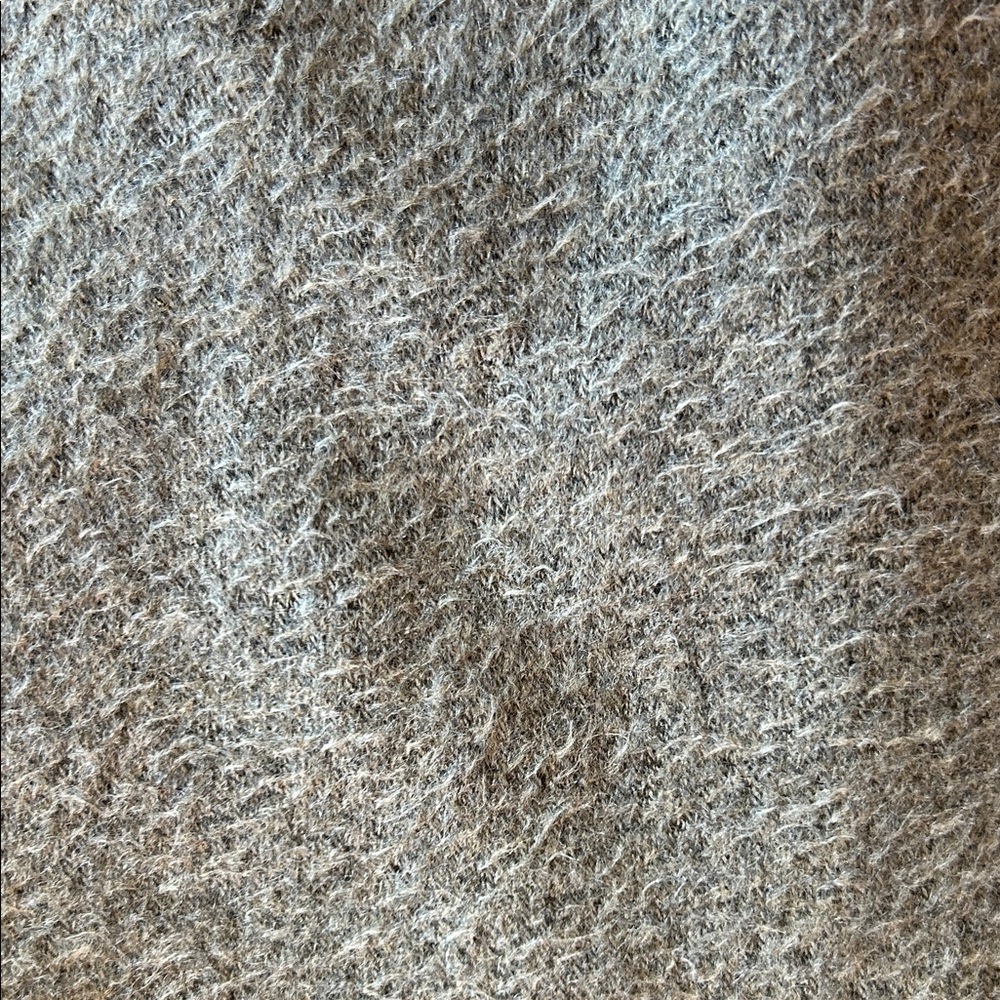 Men's Gray Alpaca fleece Jacket - Picture 4 of 12